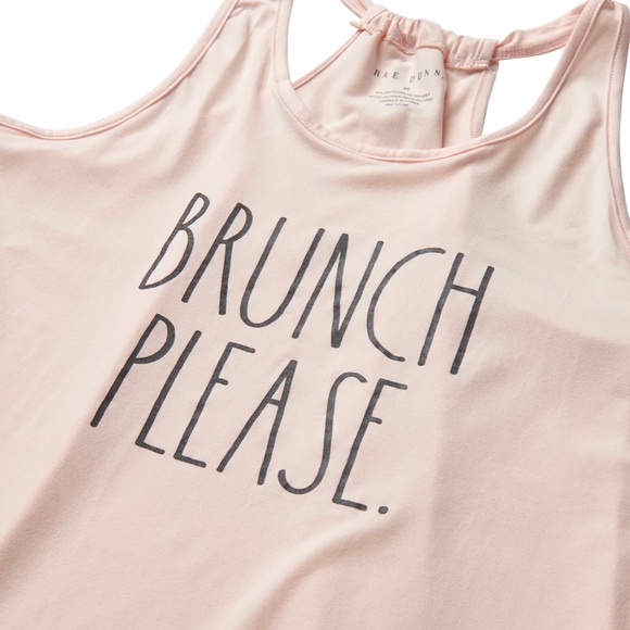 NWT Rae Dunn Brunch Please Cami and Shorts Pajama Set / M - Picture 6 of 9